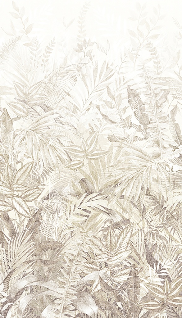 Riviera Maison - Linen Leaves Mural (Small Version) 350705