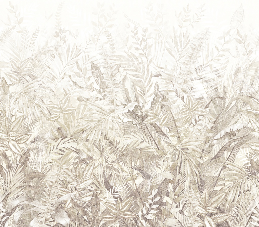 Riviera Maison - Linen Leaves Mural (Large Version) 350706