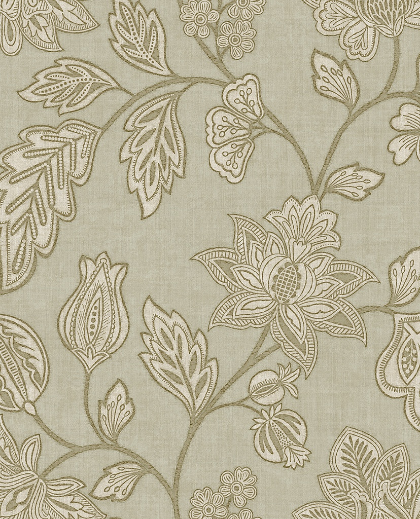 [350663] Amber - Embroidered Flora 350663