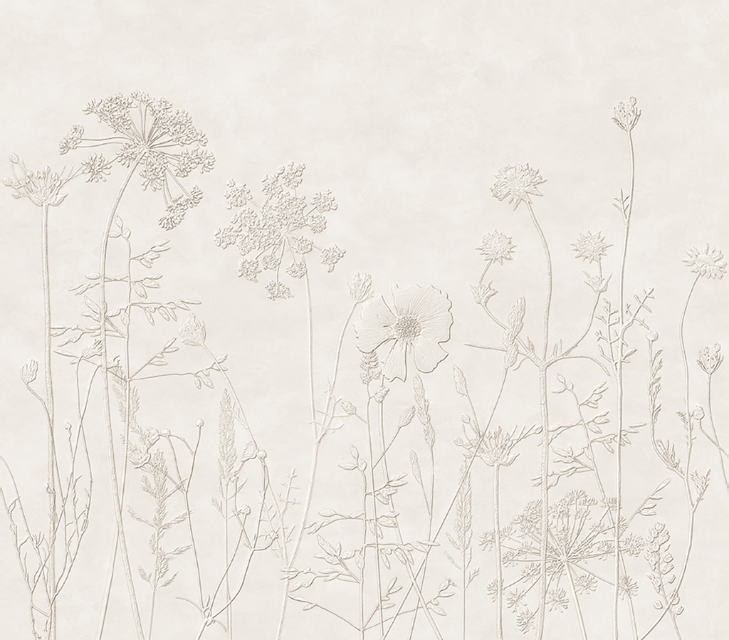 [350700] Riviera Maison - Silhouette Flowers Mural 350700